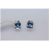 Image 1 : 14.75 CTW BLUE TOPAZ EARRING .925 STERLING SILVER
