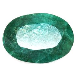 African Emerald Loose Gems 73.29ctw Long Oval Cut