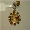 Image 1 : 10.75 CTW CITRINE PENDANT .925 STERLING SILVER