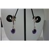 Image 1 : 22.00 CTW AMETHYST EARRING .925 STERLING SILVER