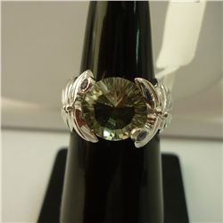 32.50 CTW AMETHYST RING .925 STERLING SILVER