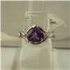 Image 1 : 13.75 CTW AMETHYST RING .925 STERLING SILVER