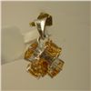 Image 1 : 13.50 CTW CITRINE PENDANT .925 STERLING SILVER
