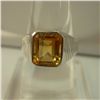 Image 1 : 28.25 CTW CITRINE RING .925 STERLING SILVER