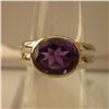 Image 1 : 27.75 CTW AMETHYST RING .925 STERLING SILVER