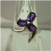 Image 1 : 14.50 CTW AMETHYST RING .925 STERLING SILVER