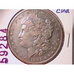 1895 Morgan Dollar F15, Removed Mint Mark, Was 1895-S