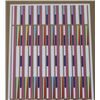 Image 3 : Agam Hand Signed "Blue Vertical Orchestration" Gold Edition