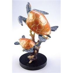 Sea Turtles Bronze Sculpture