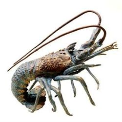 Florida Lobster Bronze Sculpture