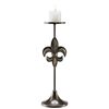 Image 1 : Fleur De Lis Pillar Candle Stick