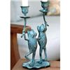 Image 1 : Singing Frog Duo Taper Candleholder