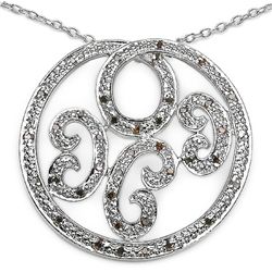 0.23 Carat Genuine Red Diamond .925 Sterling Silver Pendant