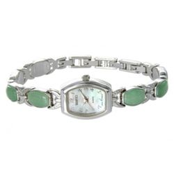 Badavici Green Jade Bracelet Watch