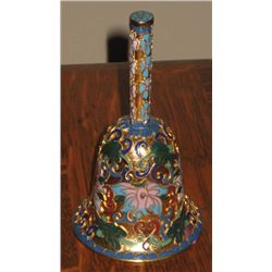 Cloisonne Gilt Bell - Very Detailed