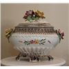 Image 1 : Capodimonte Porcelain Lidded Bowl