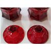 Image 8 : Fostoria Coin Dot Glass Footed Jars - Set