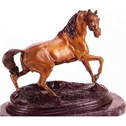  Stallion  Bronze Sculpture - Mene