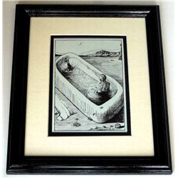 Rare Antique 1948 Dali Lithograph