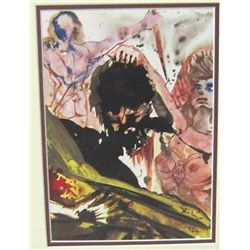 Dali 1964 Vintage Bible Lithograph