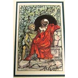 Antique Salvador Dali  1947 Lithograph