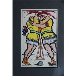 Antique Salvador Dali  1945 Lithograph