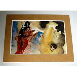 Vintage Dali Bible Lithograph