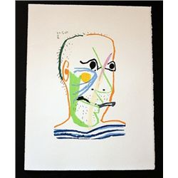 Picasso 1970 Le Gout De Bonheur Lithograph