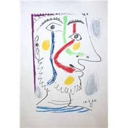 Picasso 1970 Le Gout De Bonheur Lithograph