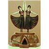 Image 1 : Chiparus - "Dolly Sisters" -Bronze And Ivory Sculpture