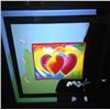 Image 1 : "Hearts" Peter Max Original Mixed Media