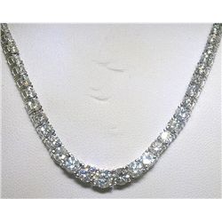 18K GOLD DIAMOND TENNIS NECKLACE