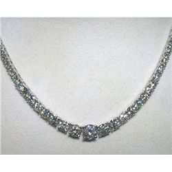 18K GOLD DIAMOND TENNIS NECKLACE