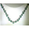 Image 1 : 14K GOLD EMERALD AND DIAMOND NECKLACE