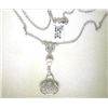 Image 1 : 18K GOLD DIAMOND AND PEARL NECKLACE