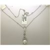 Image 1 : 18K GOLD DIAMOND AND PEARL NECKLACE