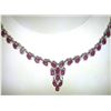 Image 1 : 14K GOLD RUBY AND DIAMOND NECKLACE