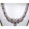 Image 1 : 14K GOLD RUBY AND DIAMOND NECKLACE