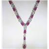 Image 1 : 14K GOLD RUBY AND DIAMOND NECKLACE