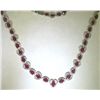 Image 1 : 14K GOLD RUBY AND DIAMOND NECKLACE