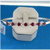 Image 1 : 18K RUBY AND DIAMOND BANGLE