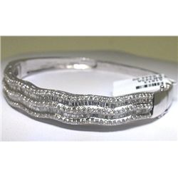 14K BANGLE WITH DIAMOND