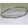 Image 1 : 18KW BANGLE WITH DIAMONDS