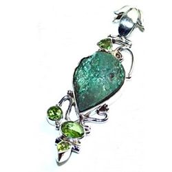 Stone & Peridot Pendant