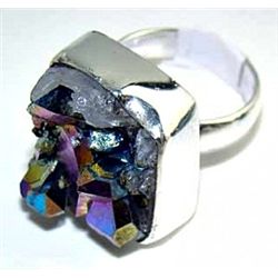 Silver and Sunshine Quartz Ring