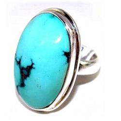 Silver and Turquoise Ring