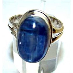 Silver and Kyanite Ring