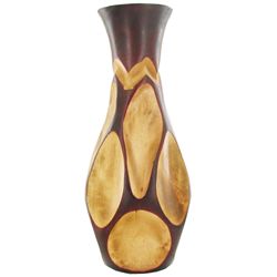 Mango Wood Vase (DEC-843)