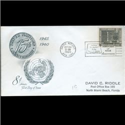 1960 UN First Day Postal Cover (STM-2307)