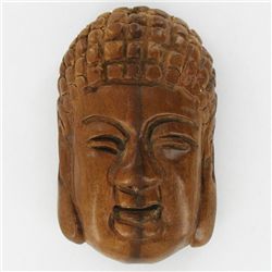 Handcarved Mahogany Buddha Pendant (CLB-1062)